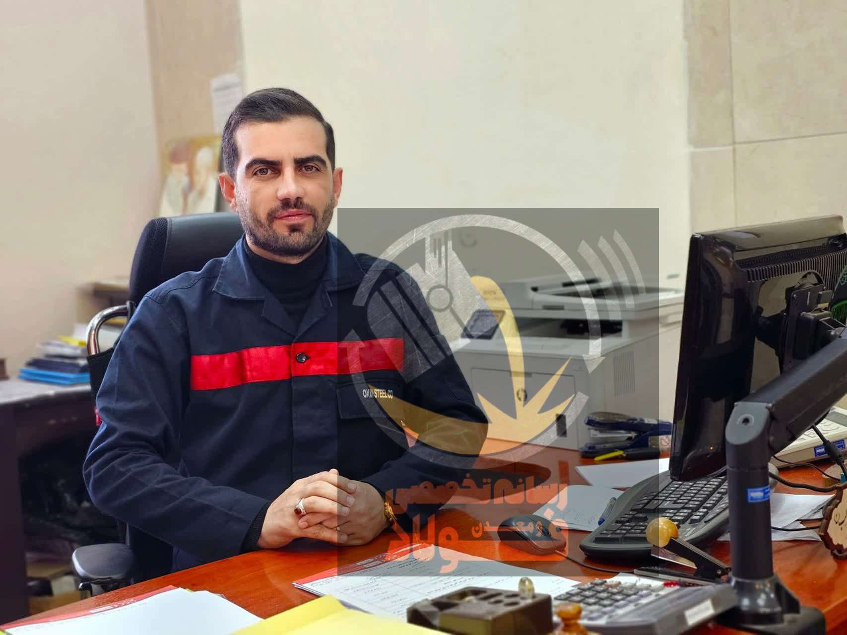 مهندس سجاد خراسانی سرپرست روابط عمومی شرکت فولاد اکسین خوزستان منصوب شد