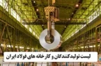 لیست تولیدکنندگان و کارخانه های فولاد ایران