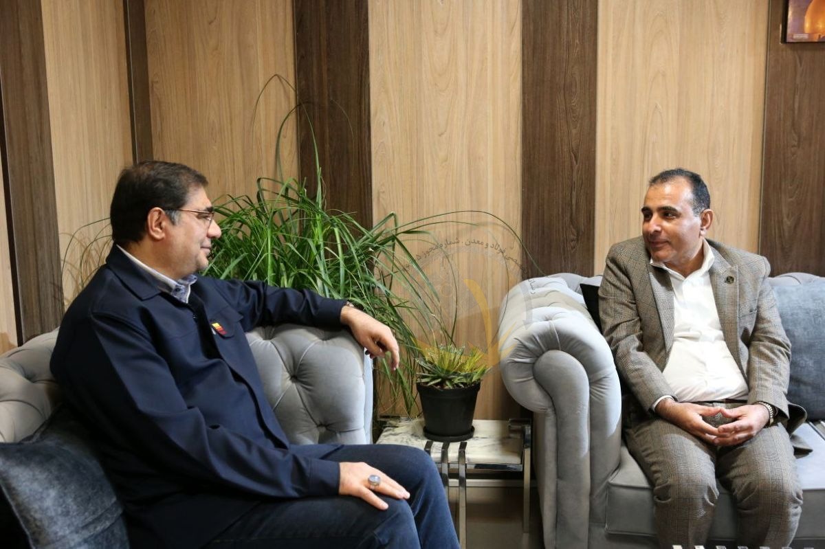 دیدار معاون محیط زیست انسانی اداره کل حفاظت محیط زیست خوزستان با قائم مقام مدیرعامل فولاد خوزستان