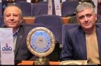اهدای نشان عالی مدیر سال به مدیرعامل شرکت پتروشیمی فن‌آوران؛
