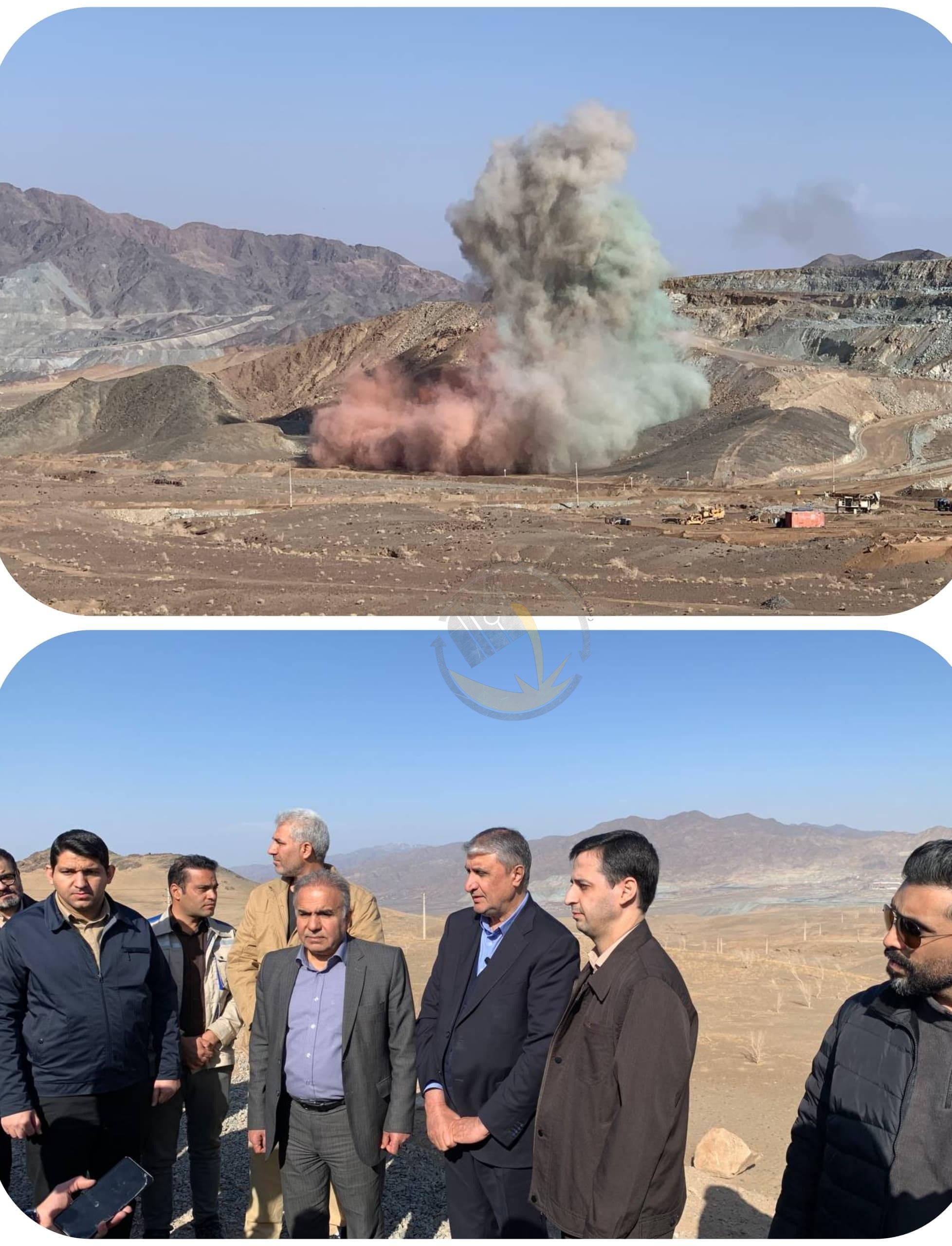 با حضور معاون رئیس جمهور و مدیرعامل چادرملو  معدن آنومالی ۱۰ به بهره‌برداری رسید