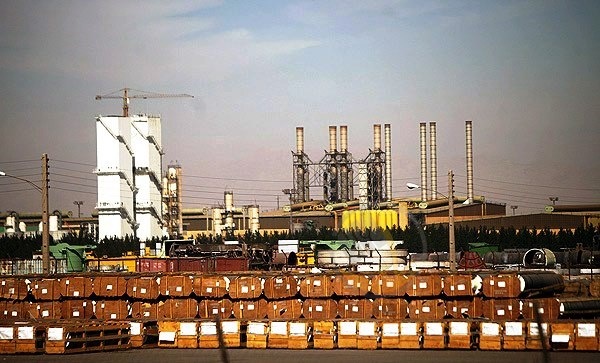 بازدید وزیر صمت از پروژه احداث خط نورد گرم ۲ فولاد مبارکه