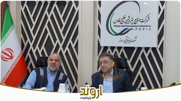 بازدید معاون مدیرعامل هلدینگ خلیج فارس و هیات همراه از پروژه های شرکت پتروشیمی اروند
