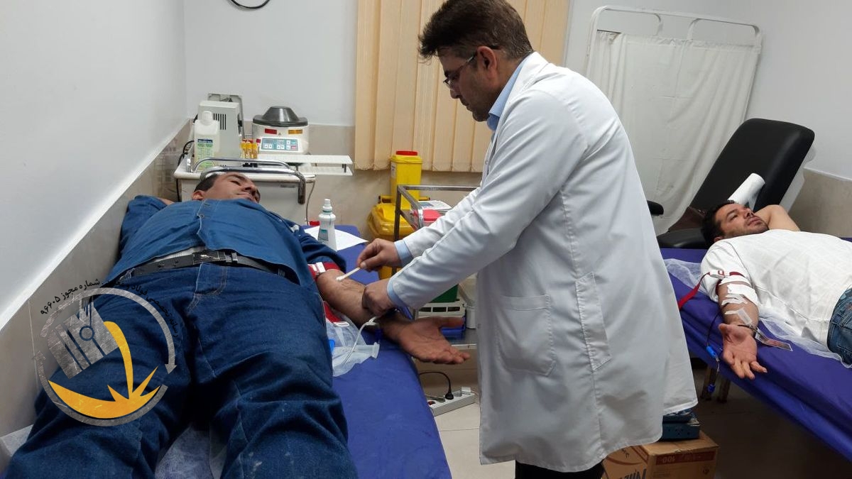 همزمان با آغاز ماه صفر؛ سنت حسنه‌ی اهدای خون در شرکت فولاد خوزستان انجام شد