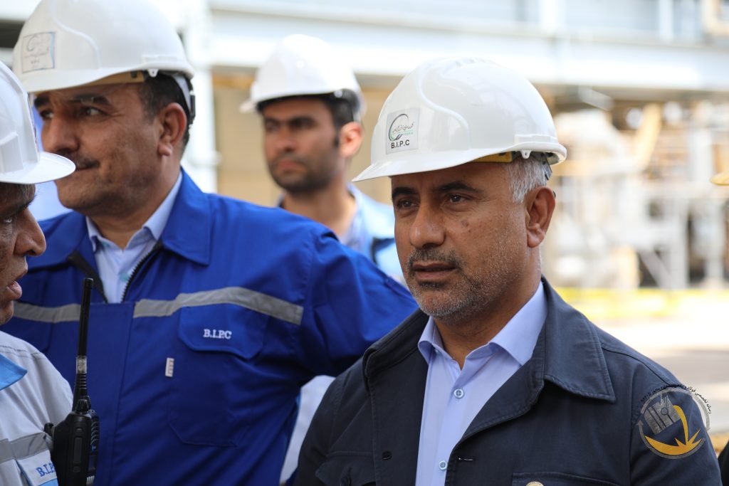 بازدید مدیرعامل پتروشیمی بندرامام از روند تعمیرات اساسی کارخانه وینیل کلراید