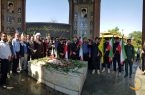 آیین غبار روبی و عطر افشانی یادمان شهدای شرکت فولاد خوزستان