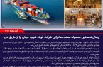 ارسال نخستین محموله اسلب شرکت فولاد شهید جهان آرا از طریق دریا