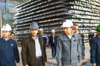 بازدید سرزده دکتر امرایی مدیرعامل محترم گهرزمین از فولاد مشیز بردسیر