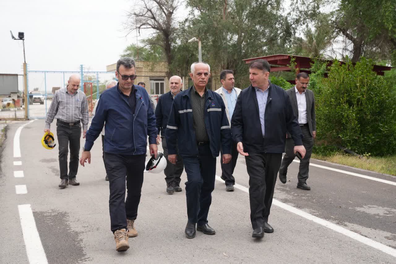دیدار نوروزی مدیر عامل نفت و گاز مارون با کارکنان عملیاتی