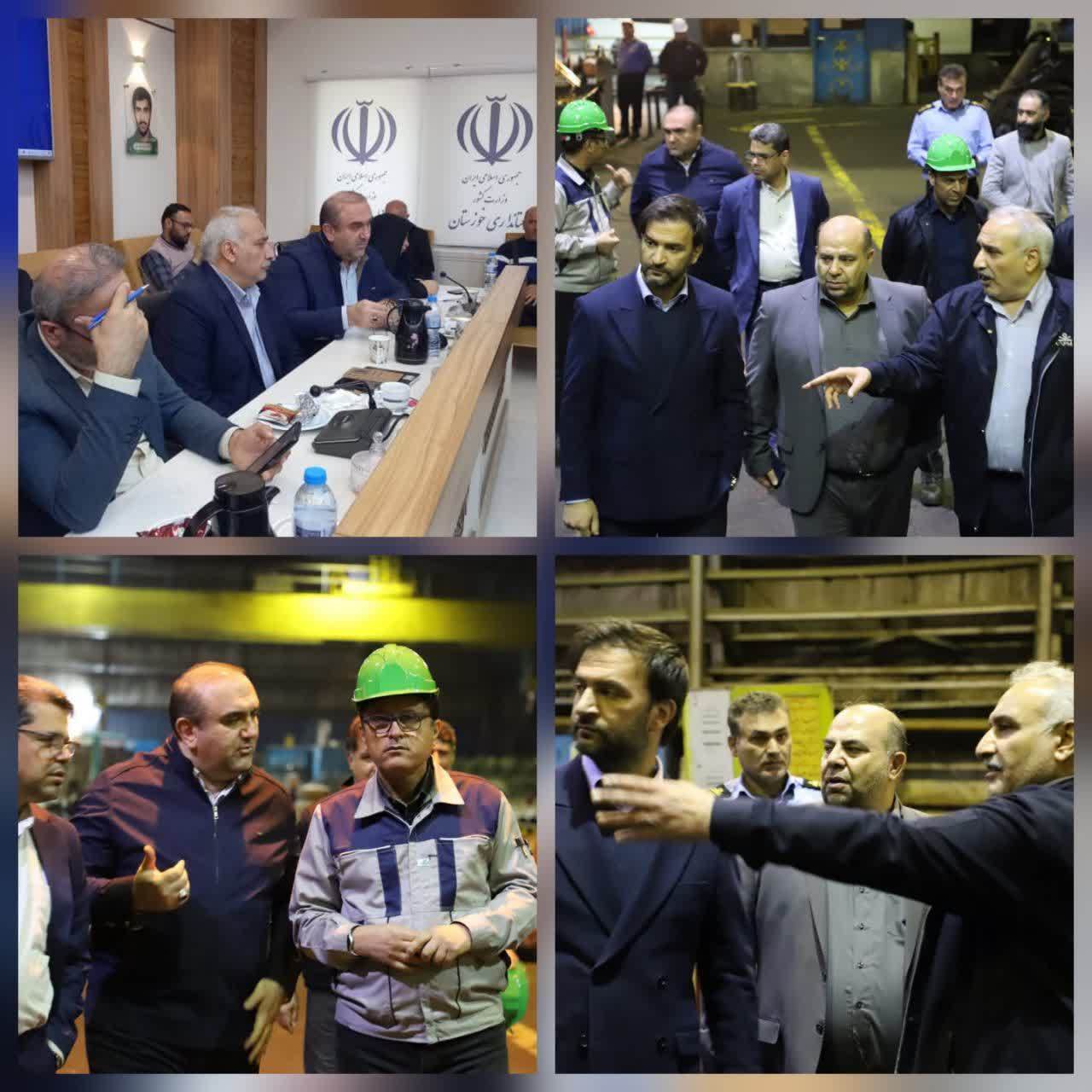 بررسی وضعیت تولید و چالش‌های لوله‌سازی اهواز در نشست مشترک مدیران صنعت و انرژی