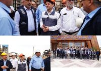 بازدید میدانی معاون وزیر نفت از واحدهای از سرویس خارج شده پتروشیمی بندر امام
