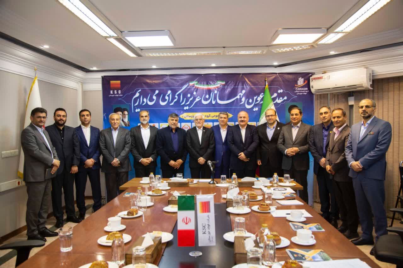 در دیدار معاون اول رئیس جمهور با مدیرعامل شرکت فولاد خوزستان رقم خورد