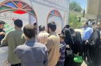 همزمان با روز جهانی کار و کارگر:*موکب پذیرایی شرکت فولاد اکسین و اداره کل تعاون، کار و رفاه اجتماعی استان خوزستان برپا شد*