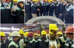 بازدید مدیرعامل ذوب آهن اصفهان از خط تولید و تعمیرات بخش های نورد و کوره بلند