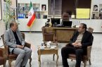 دیدار مدیر روابط عمومی شرکت فولاد توان‌ آور آسیا با سرپرست صداوسیمای چهارمحال و بختیاری