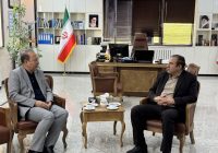 دیدار مدیر روابط عمومی شرکت فولاد توان‌ آور آسیا با سرپرست صداوسیمای چهارمحال و بختیاری